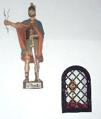 Donatus und Reliquie in der Pfarrkirche
