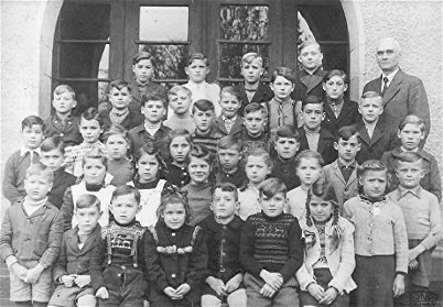 Schulklassen um 1948